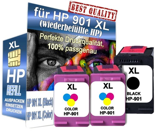 Druckerpatronen für 901 - hp,