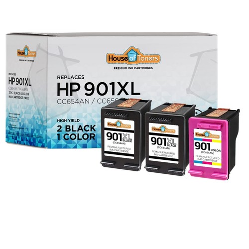 3pk compatible with 901xl - 3pk, hp
