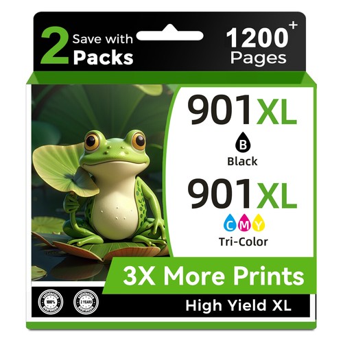901xl black color ink - black,
