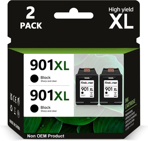 2pk 901xl black - black, cartridges